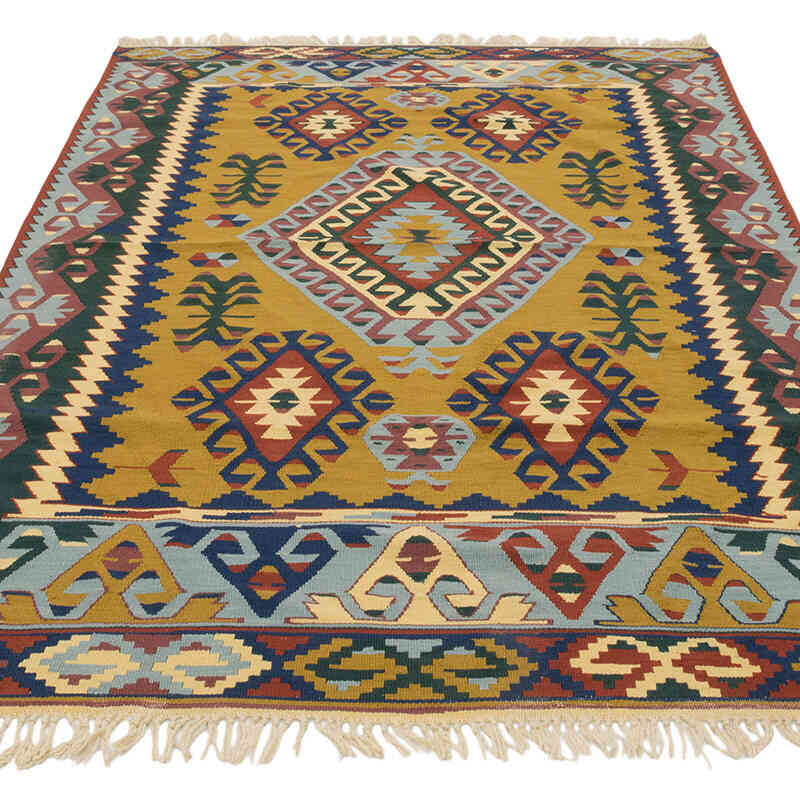 Nueva Alfombra Turca Kilim - 140 cm x 200 cm - K0081981