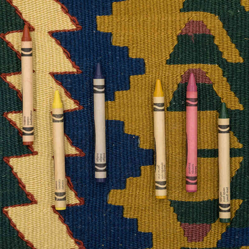 Nueva Alfombra Turca Kilim - 140 cm x 200 cm - K0081981