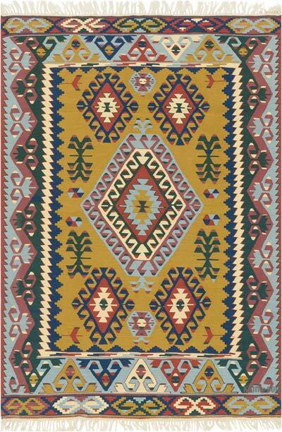 Yeni Kök Boya El Dokuma Kilim - 140 cm x 200 cm