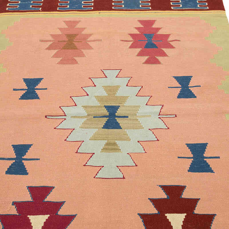 New Handwoven Turkish Kilim Rug - 3' 11" x 5' 8" (47" x 68") - K0081983