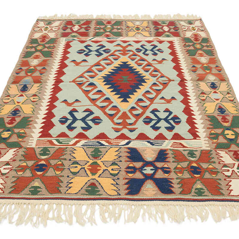 Nueva Alfombra Turca Kilim - 121 cm x 174 cm - K0081985