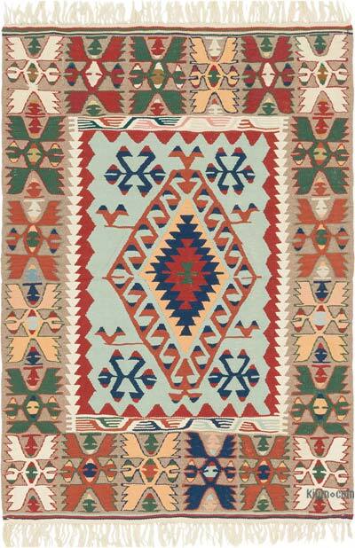 Yeni Kök Boya El Dokuma Kilim - 121 cm x 174 cm