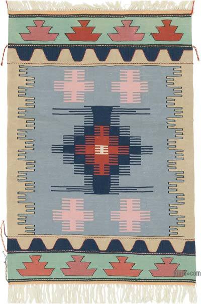 Yeni Kök Boya El Dokuma Kilim - 120 cm x 172 cm