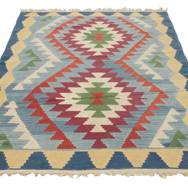 Yeni Kök Boya El Dokuma Kilim - 122 cm x 175 cm - K0081991