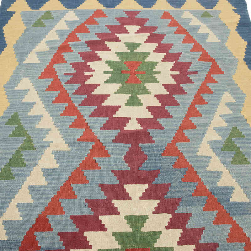 Yeni Kök Boya El Dokuma Kilim - 122 cm x 175 cm - K0081991