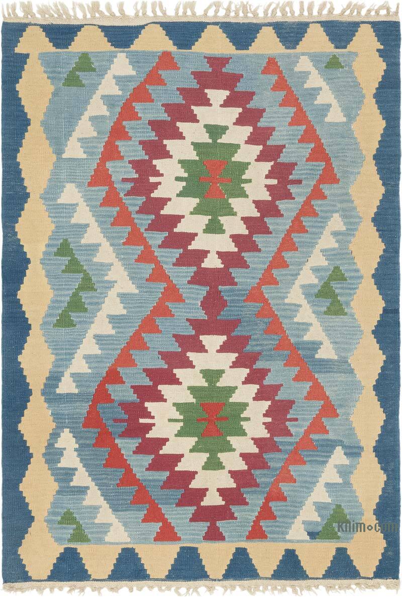 Yeni Kök Boya El Dokuma Kilim - 122 cm x 175 cm - K0081991