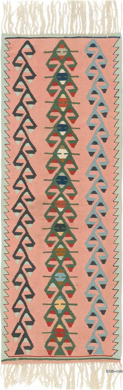New Handwoven Turkish Kilim Rug - 2' 1" x 5' 8" (25" x 68")