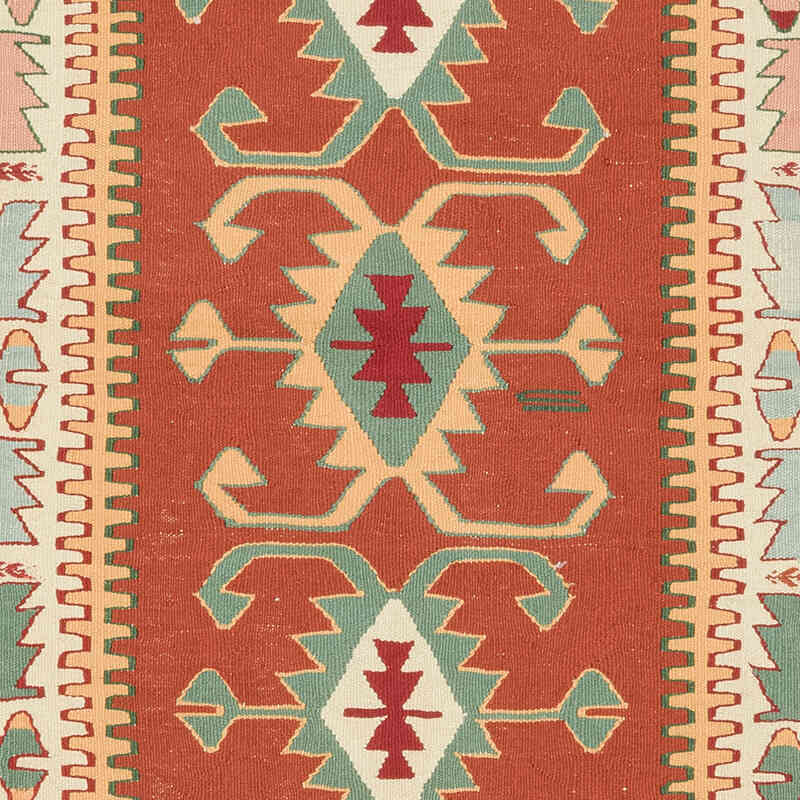 New Handwoven Turkish Kilim Rug - 3' 9" x 6'  (45" x 72") - K0082000