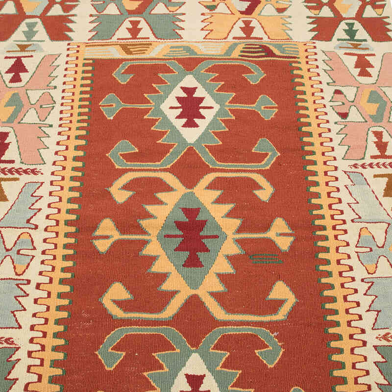 New Handwoven Turkish Kilim Rug - 3' 9" x 6'  (45" x 72") - K0082000