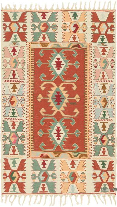 Yeni Kök Boya El Dokuma Kilim - 115 cm x 182 cm