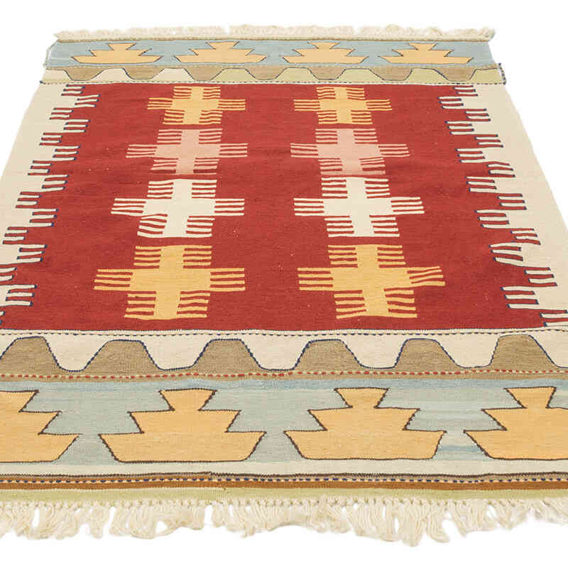 Yeni Kök Boya El Dokuma Kilim - 119 cm x 171 cm - K0082001