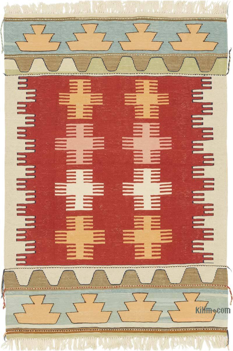 Yeni Kök Boya El Dokuma Kilim - 119 cm x 171 cm - K0082001