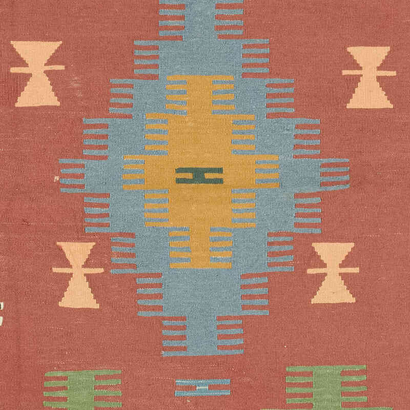 New Handwoven Turkish Kilim Rug - 3' 10" x 6' 2" (46" x 74") - K0082002
