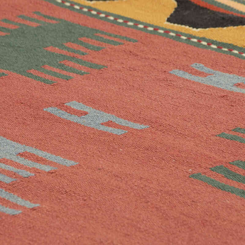 New Handwoven Turkish Kilim Rug - 3' 10" x 6' 2" (46" x 74") - K0082002