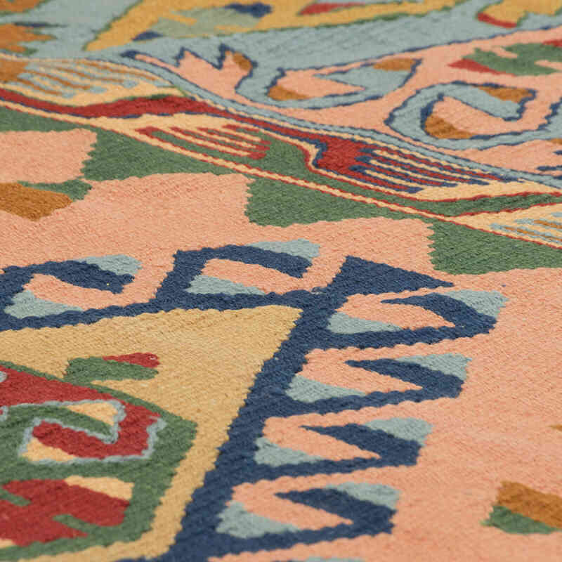 New Handwoven Turkish Kilim Rug - 4'  x 5' 10" (48" x 70") - K0082003