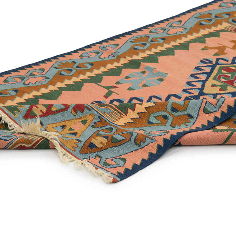 New Handwoven Turkish Kilim Rug - 4'  x 5' 10" (48" x 70") - K0082003
