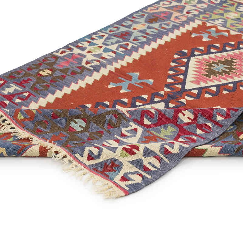 New Handwoven Turkish Kilim Rug - 3' 11" x 5' 10" (47" x 70") - K0082005