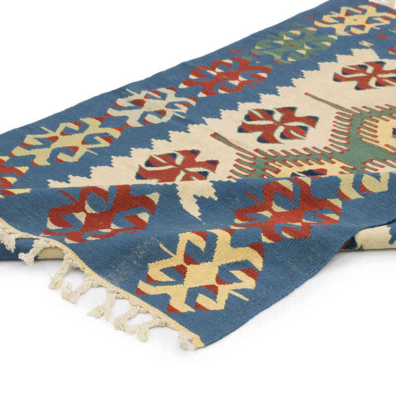 New Handwoven Turkish Kilim Rug - 3' 10" x 5' 5" (46" x 65") - K0082006