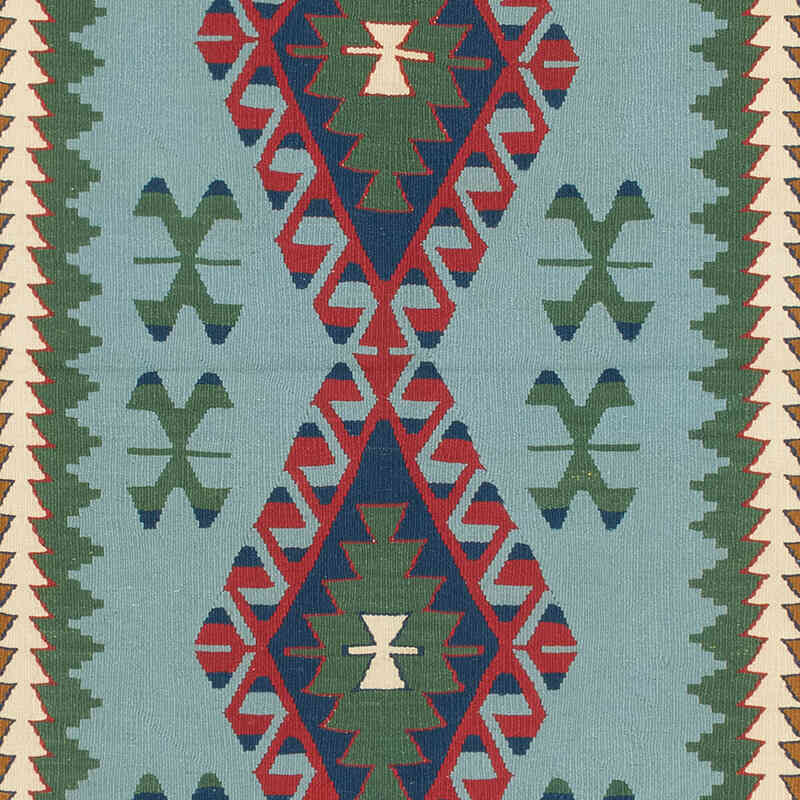 Yeni Kök Boya El Dokuma Kilim - 123 cm x 177 cm - K0082007