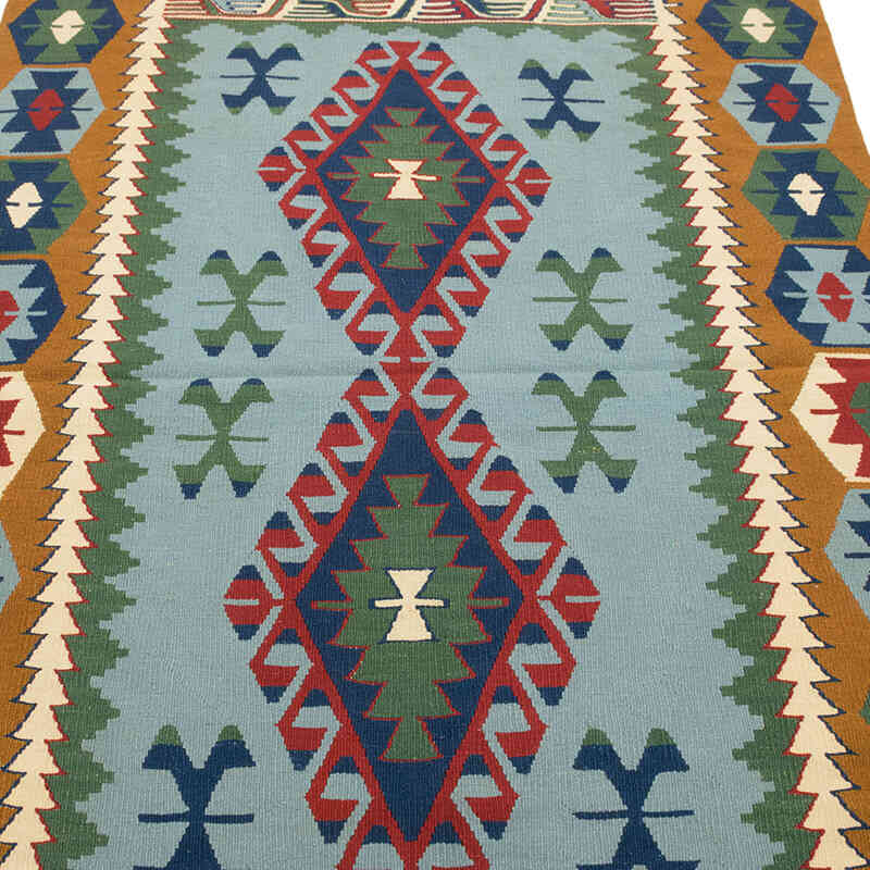 Yeni Kök Boya El Dokuma Kilim - 123 cm x 177 cm - K0082007