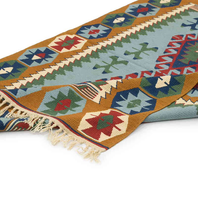 Yeni Kök Boya El Dokuma Kilim - 123 cm x 177 cm - K0082007