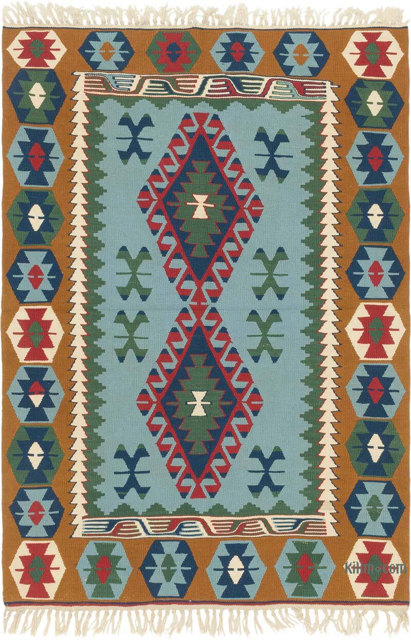 Yeni Kök Boya El Dokuma Kilim - 123 cm x 177 cm - K0082007