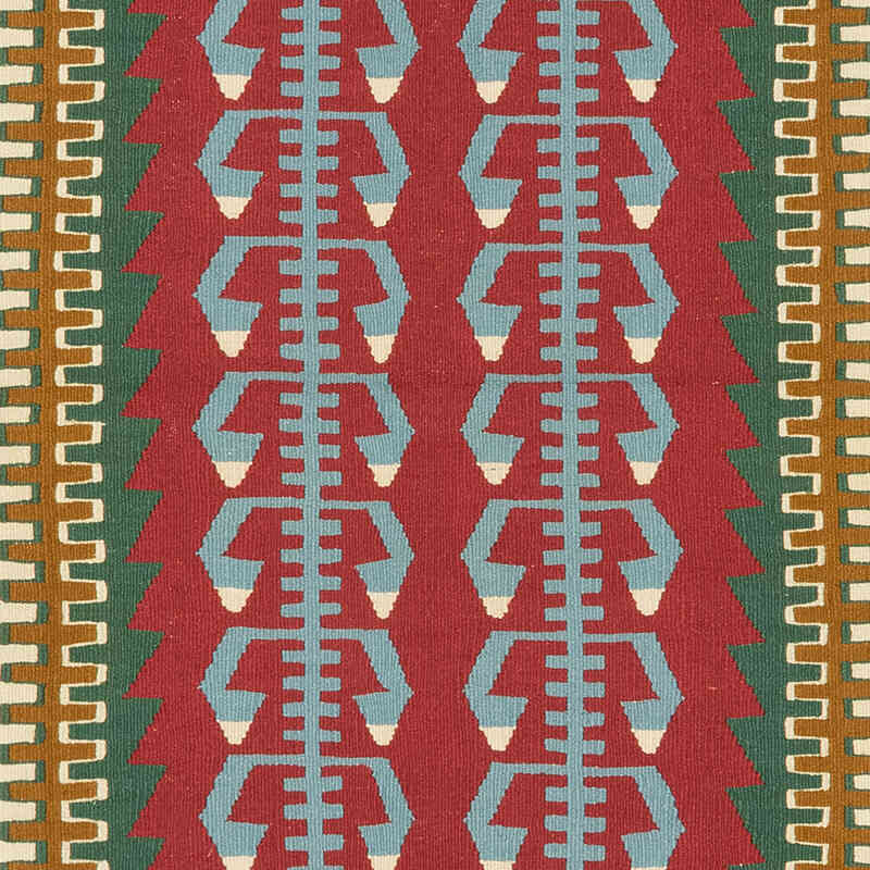 Yeni Kök Boya El Dokuma Kilim - 117 cm x 185 cm - K0082008