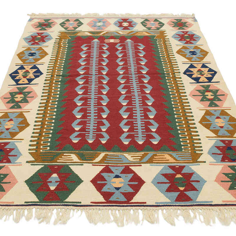Yeni Kök Boya El Dokuma Kilim - 117 cm x 185 cm - K0082008