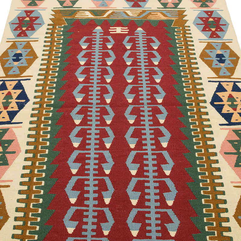 Yeni Kök Boya El Dokuma Kilim - 117 cm x 185 cm - K0082008