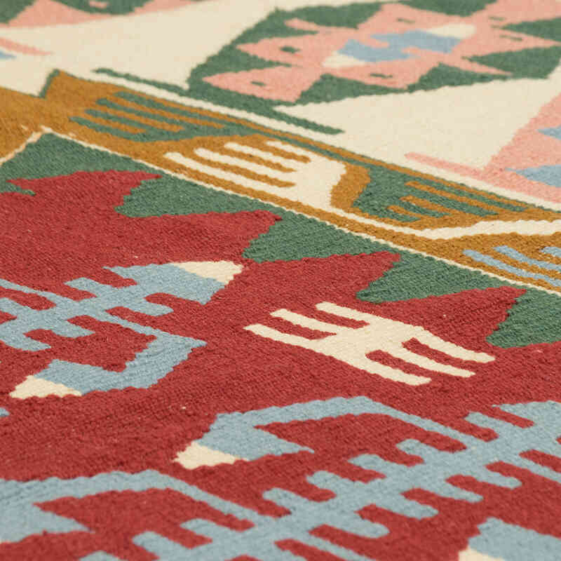 Yeni Kök Boya El Dokuma Kilim - 117 cm x 185 cm - K0082008