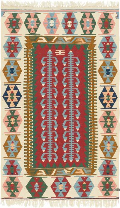Yeni Kök Boya El Dokuma Kilim - 117 cm x 185 cm