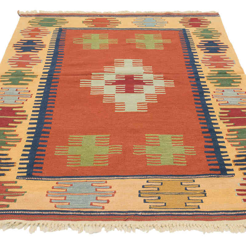 Nueva Alfombra Turca Kilim - 112 cm x 170 cm - K0082009