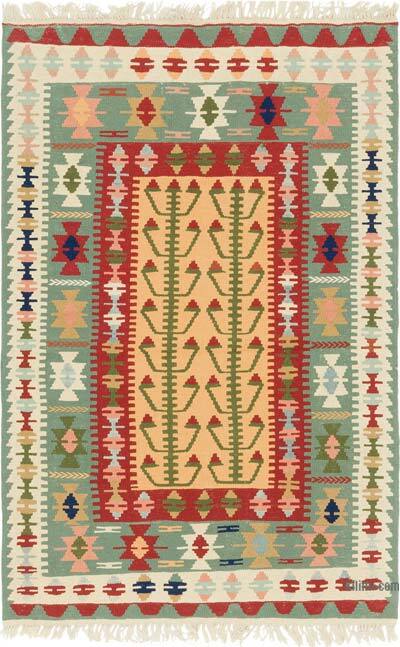 Yeni Kök Boya El Dokuma Kilim - 115 cm x 177 cm