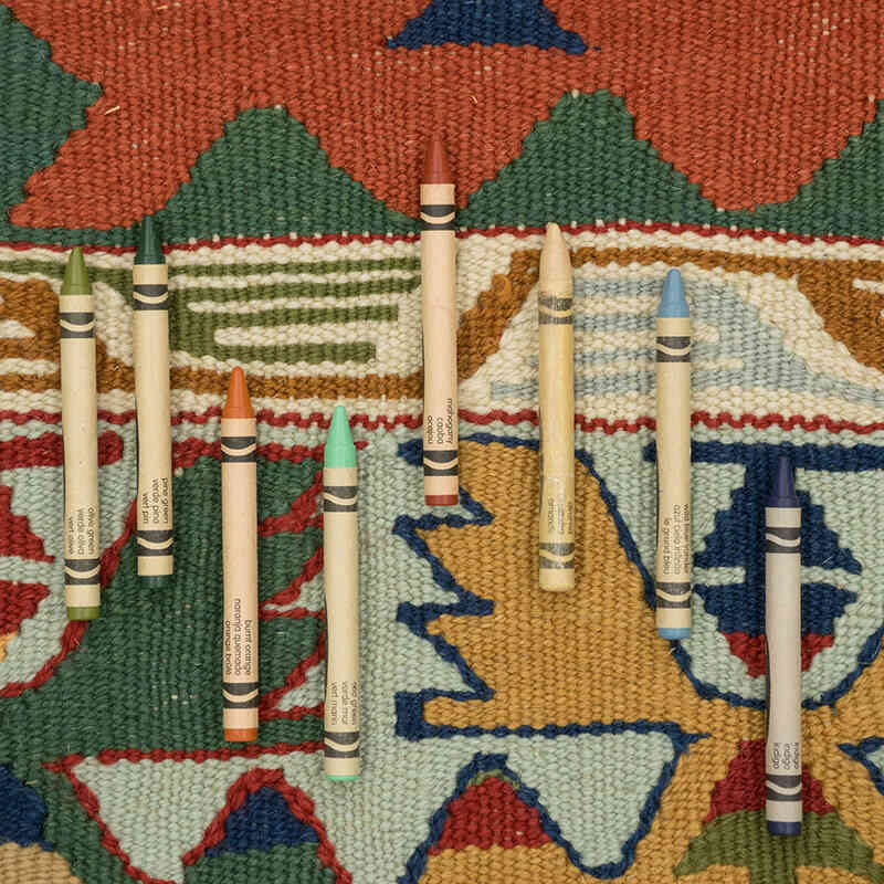 Yeni Kök Boya El Dokuma Kilim - 122 cm x 165 cm - K0082011