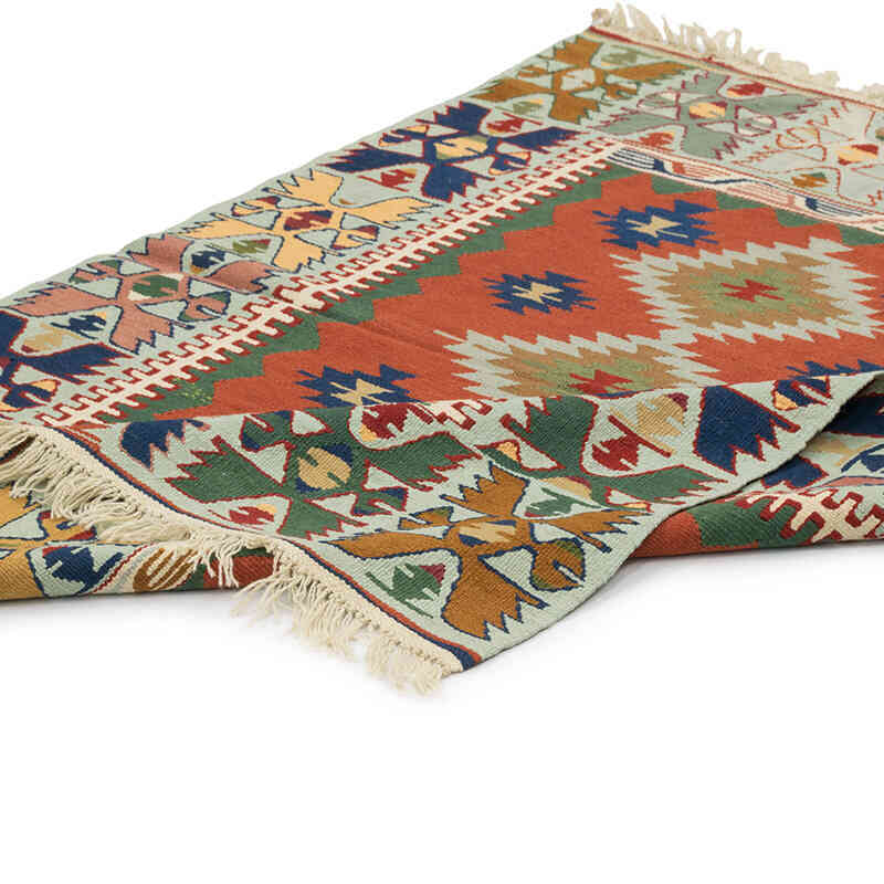 Yeni Kök Boya El Dokuma Kilim - 122 cm x 165 cm - K0082011