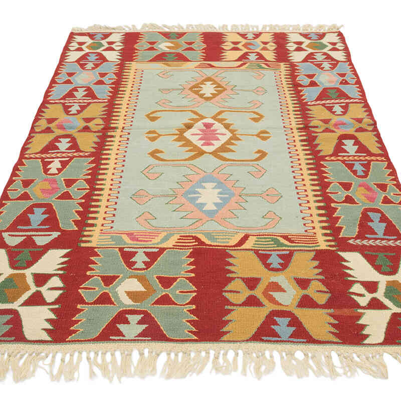 Nueva Alfombra Turca Kilim - 116 cm x 181 cm - K0082012
