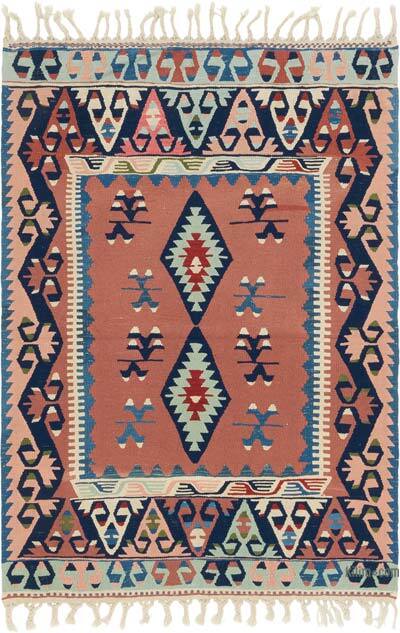 Yeni Kök Boya El Dokuma Kilim - 121 cm x 170 cm