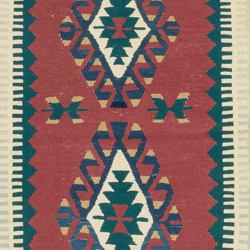 Yeni Kök Boya El Dokuma Kilim - 118 cm x 178 cm - K0082014