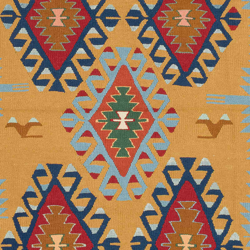 Yeni Kök Boya El Dokuma Kilim - 143 cm x 207 cm - K0082015