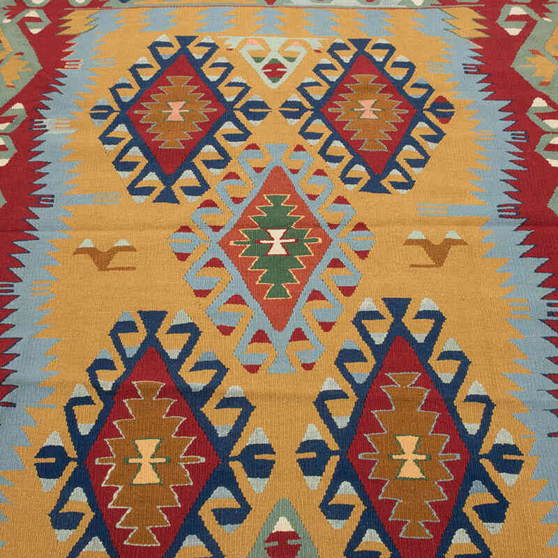 Yeni Kök Boya El Dokuma Kilim - 143 cm x 207 cm - K0082015
