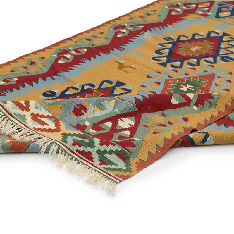 Yeni Kök Boya El Dokuma Kilim - 143 cm x 207 cm - K0082015
