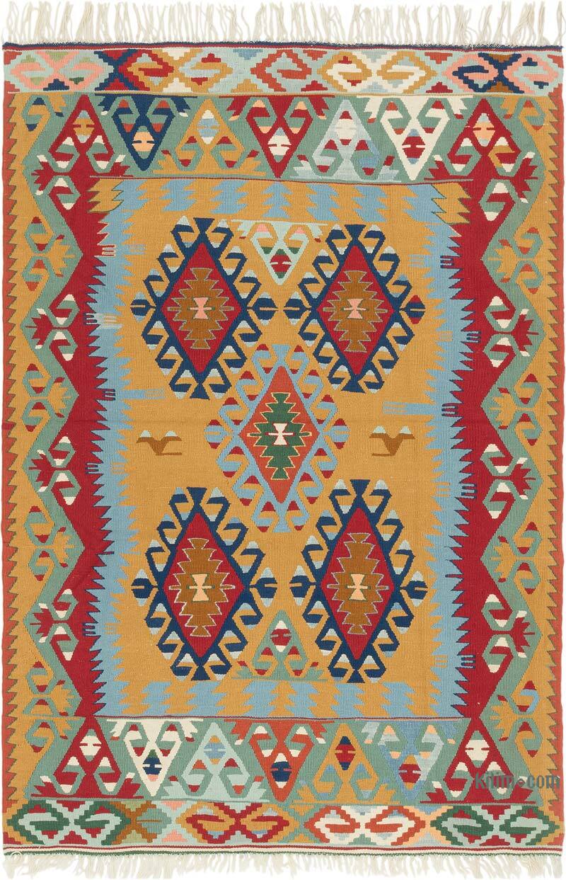 Yeni Kök Boya El Dokuma Kilim - 143 cm x 207 cm - K0082015