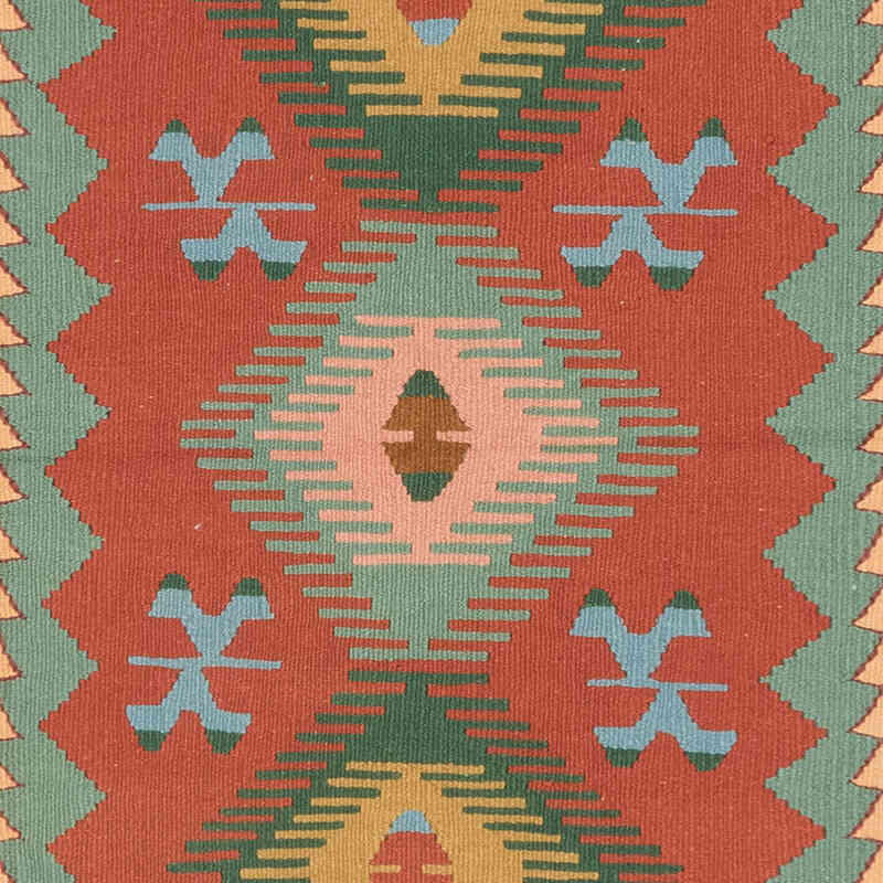 New Handwoven Turkish Kilim Rug - 3' 11" x 5' 9" (47" x 69") - K0082016