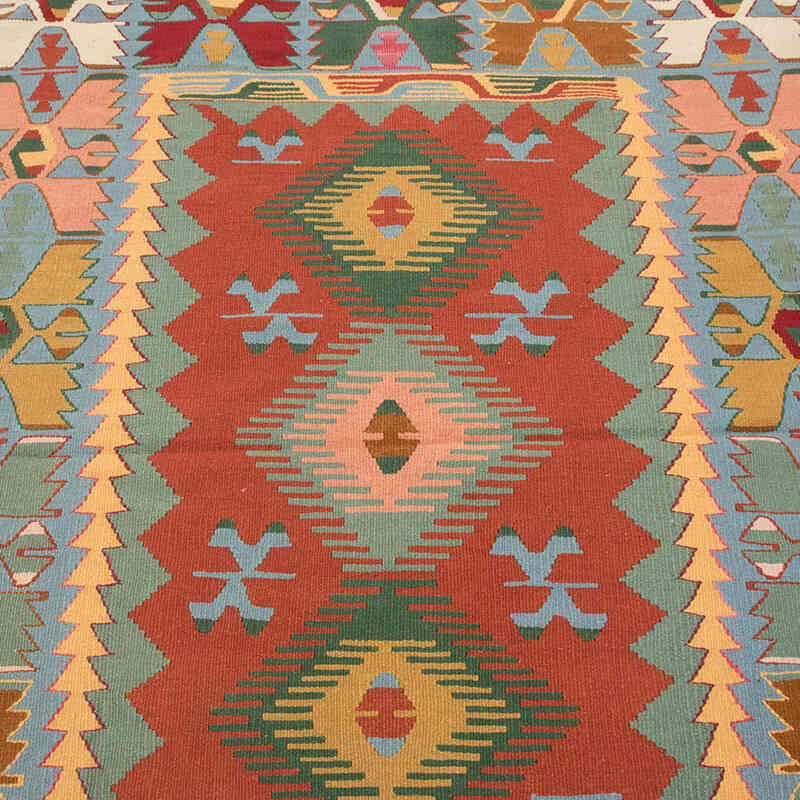 New Handwoven Turkish Kilim Rug - 3' 11" x 5' 9" (47" x 69") - K0082016