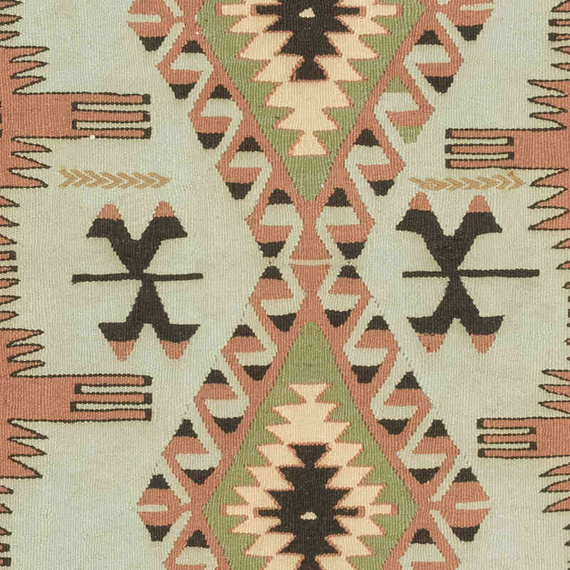 New Handwoven Turkish Kilim Rug - 3' 9" x 5' 8" (45" x 68") - K0082019