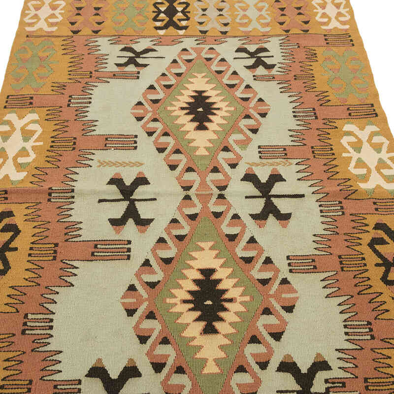 New Handwoven Turkish Kilim Rug - 3' 9" x 5' 8" (45" x 68") - K0082019