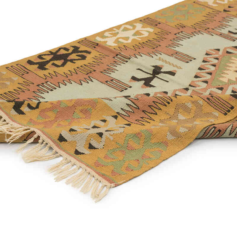 New Handwoven Turkish Kilim Rug - 3' 9" x 5' 8" (45" x 68") - K0082019