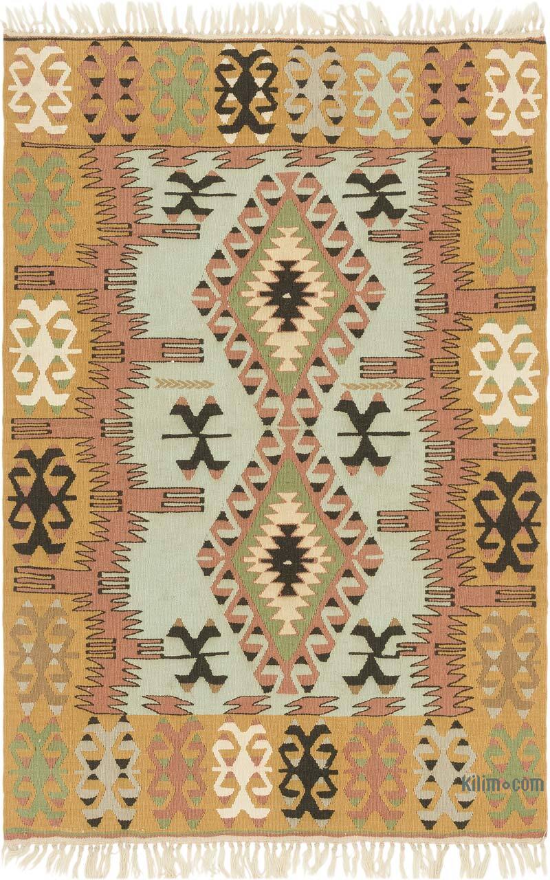 New Handwoven Turkish Kilim Rug - 3' 9" x 5' 8" (45" x 68") - K0082019