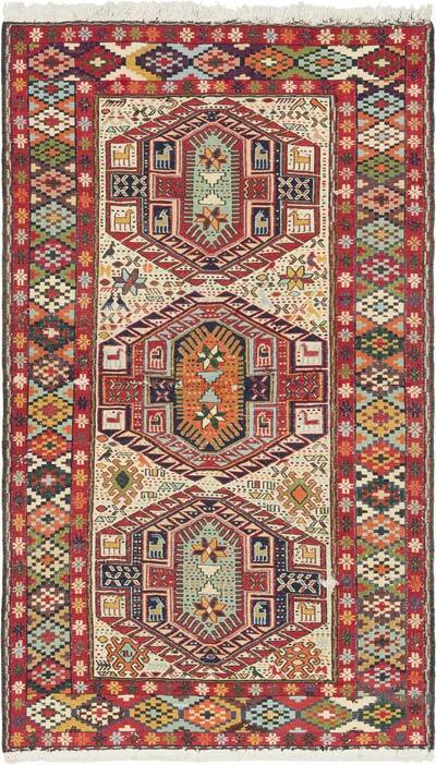 Alfombra Vintage Shahsavan Soumak