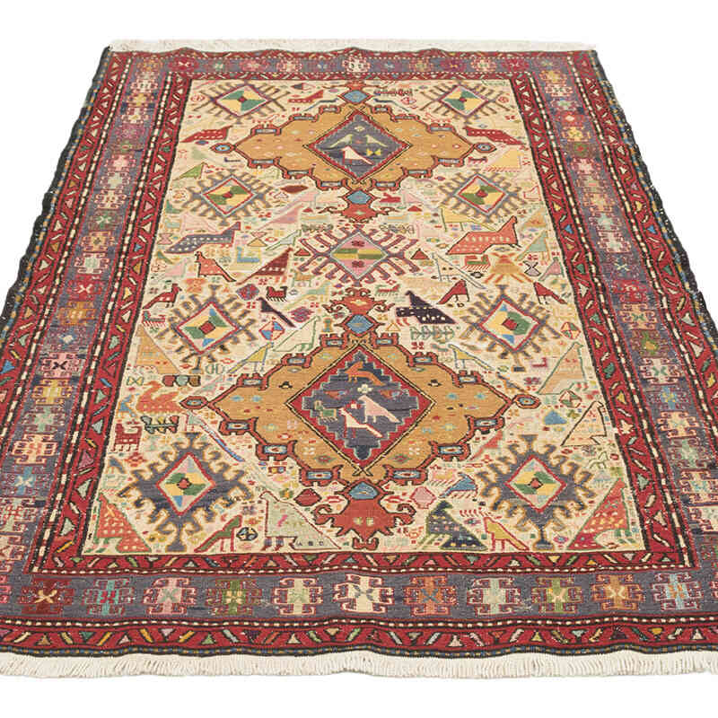 Alfombra Vintage Shahsavan Soumak - K0082023